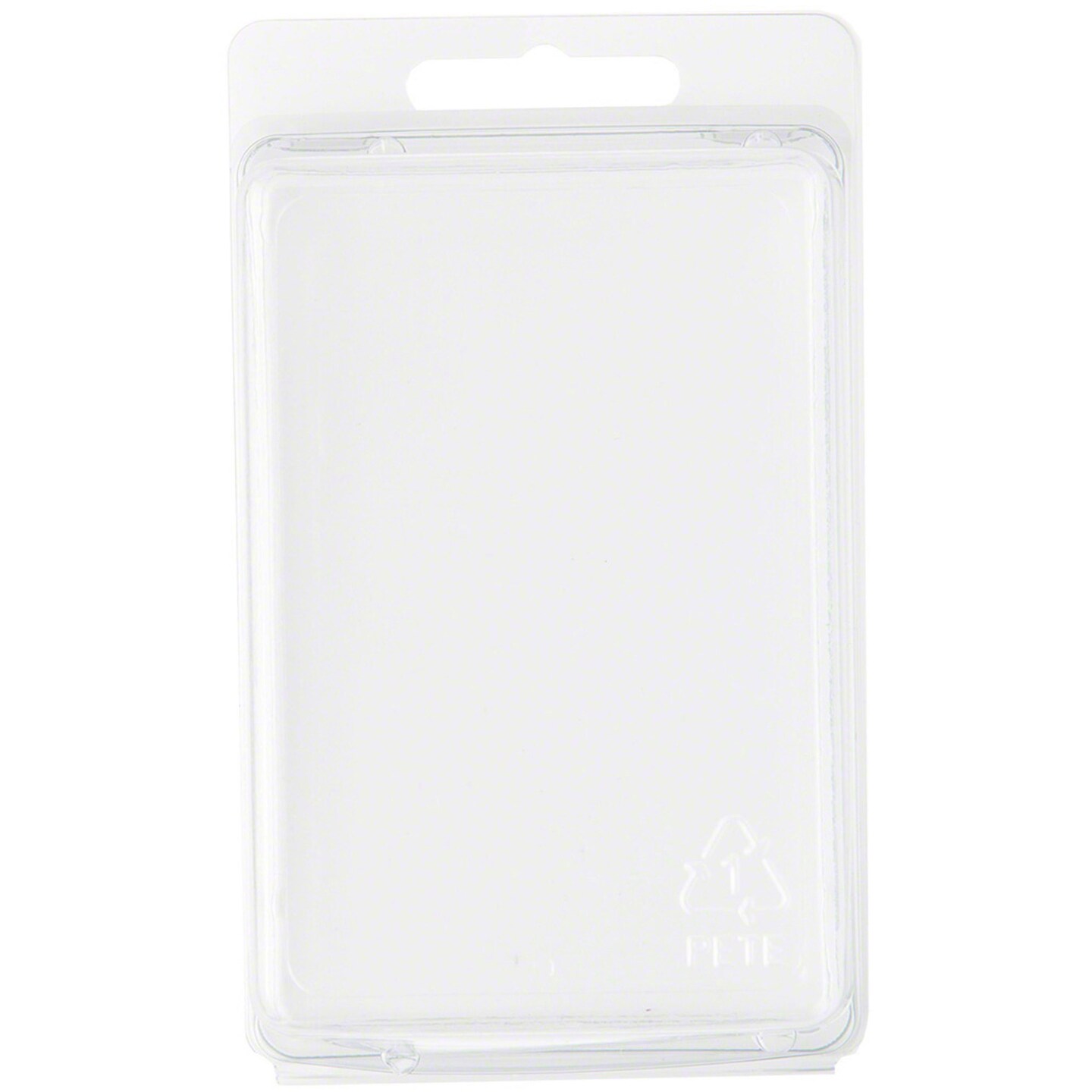 Collecting Warehouse Clear Plastic Clamshell Package / Storage Container, 3.81" H x 2.56" W x 1.88" D