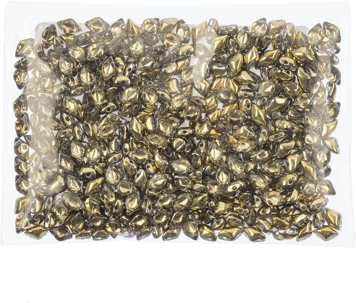 Matubo 2-Hole Czech Glass Gemduo Beads, 50g