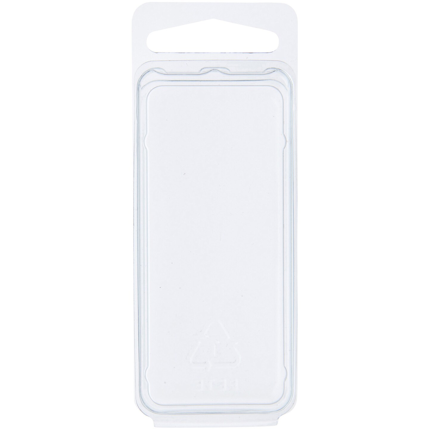 Collecting Warehouse Clear Plastic Clamshell Package / Storage Container, 2.9375" H x 1.25" W x 0.6875" D