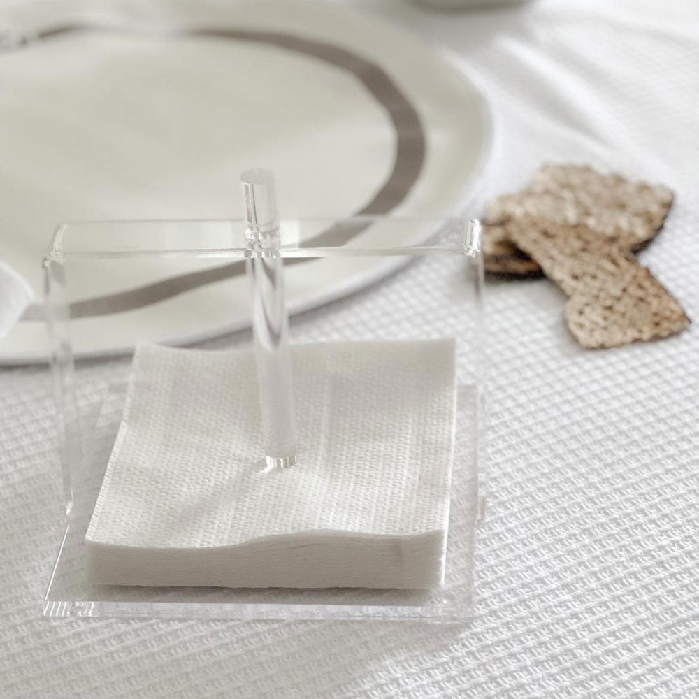 Sleek Lucite Napkin Holder