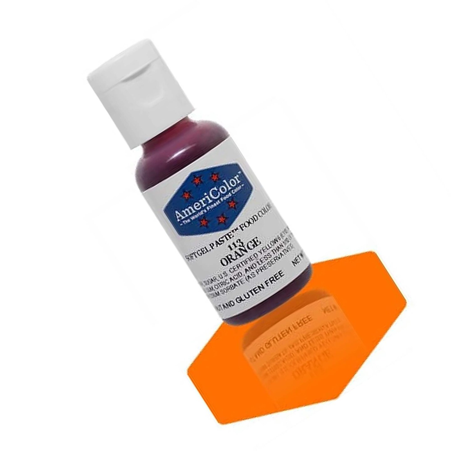 Orange Soft Gel Paste Food Color AmeriColor