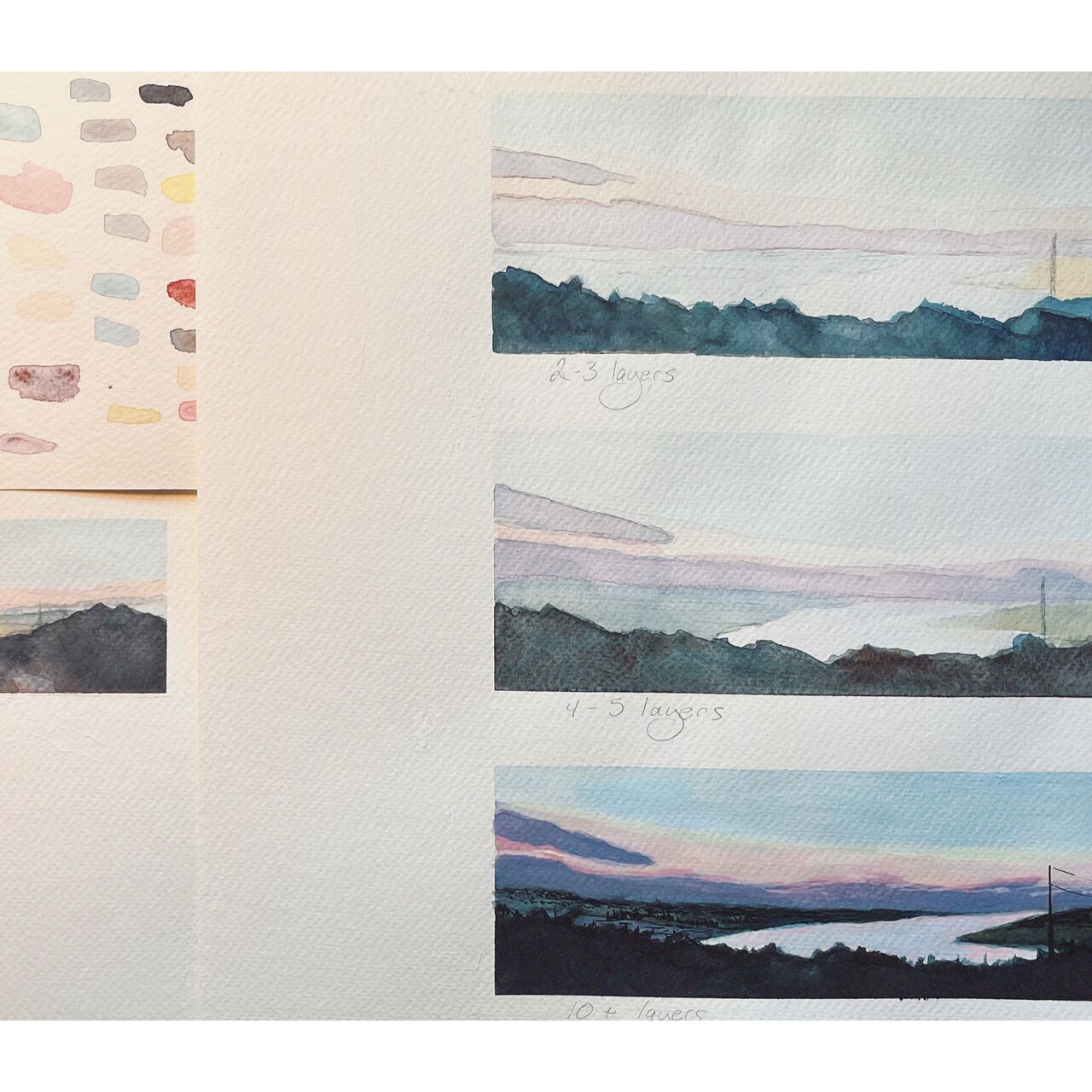 Art in August | Landscape Painting in Watercolor