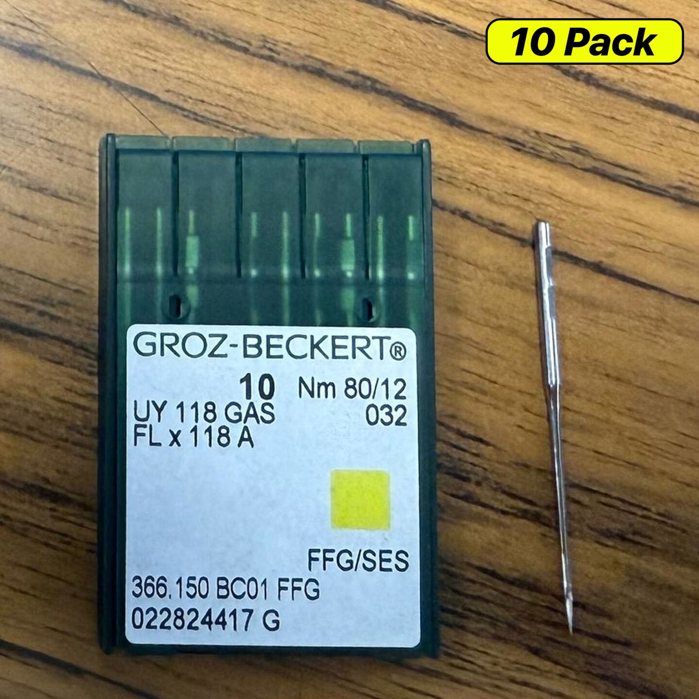 10 Pieces GROZ-BECKERT UY 118 GAS FLX118 GAS Sewing Machine Needles