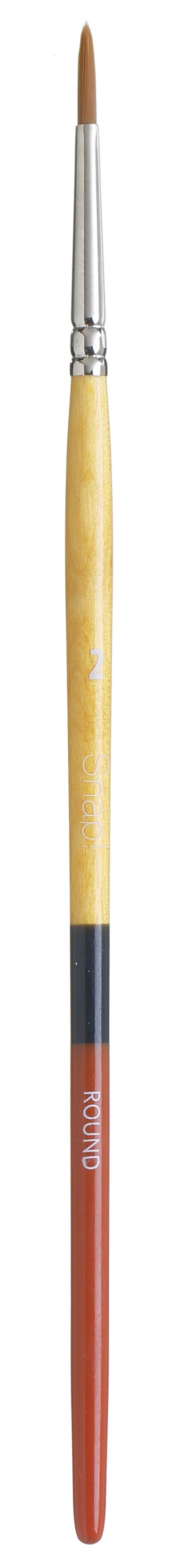 Princeton Snap! Golden Taklon Short Handle Brush-Round Size 2