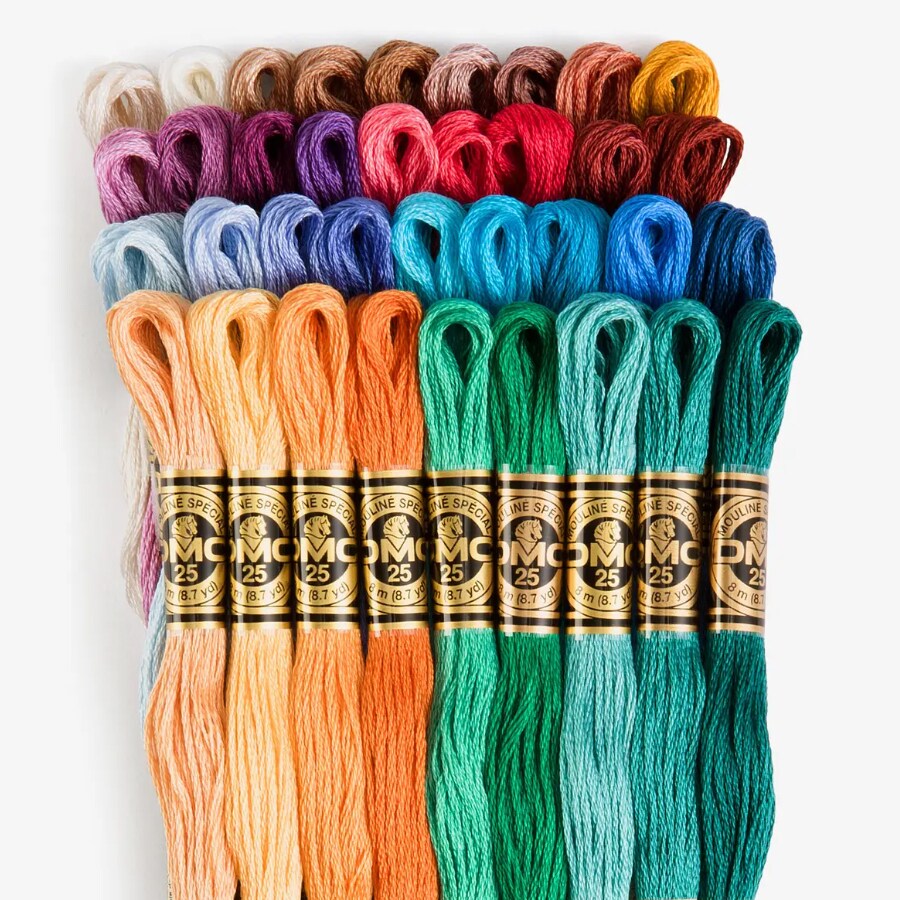 DMC Embroidery Floss Pack - Anniversary Collection, 36 skeins