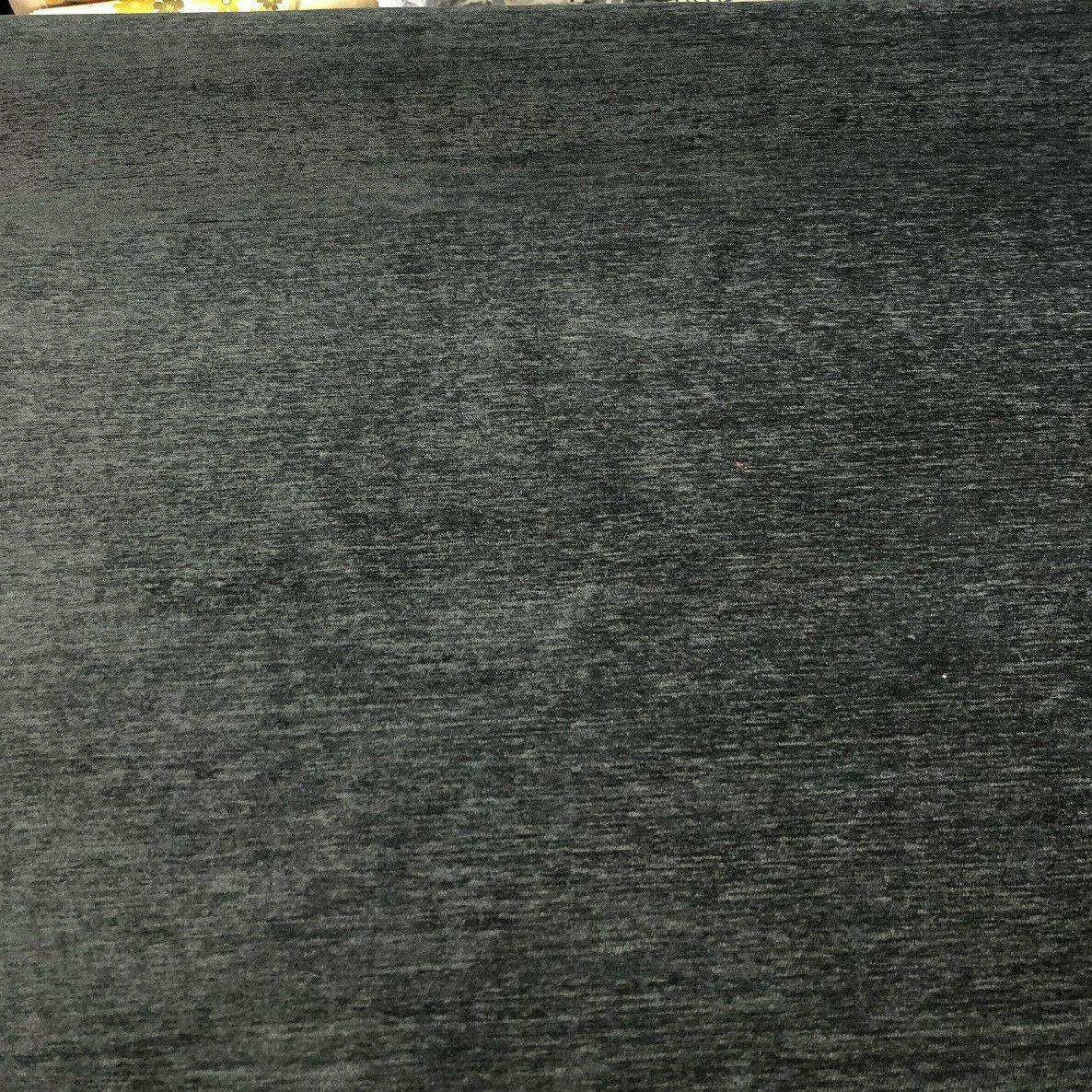 1 Yard Upholstery Chenille Fabric Barcelona Indigo Soft Durable 100% Polyester 56 Inch Width