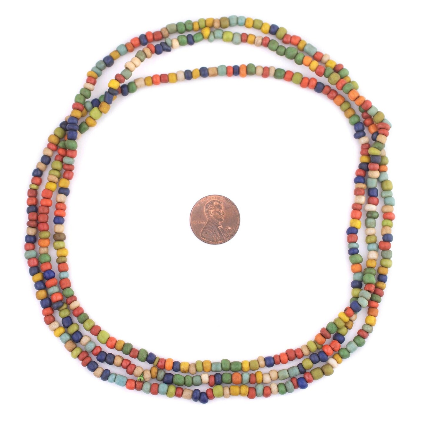 The Bead Chest Vintage-Style Medley Java Glass Seed Beads (4mm, 48&#x22; Strand)