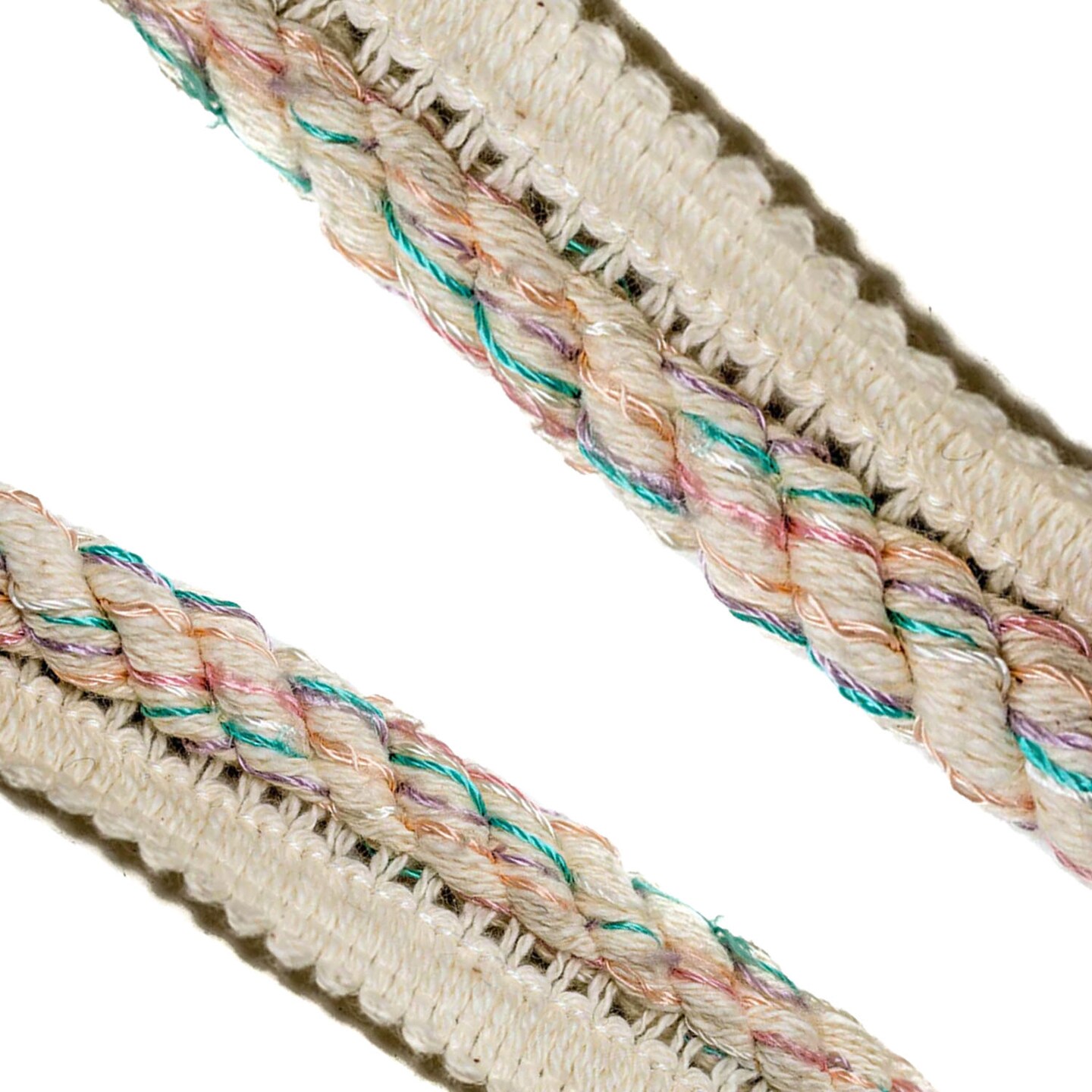 Multi Color Cord on Tape Trim for Cushions Drapery and Home Projects 10mm Width