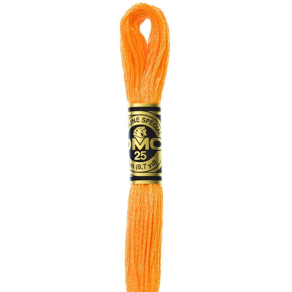 DMC Embroidery Floss, 6-Strand - Tangerine Medium #741