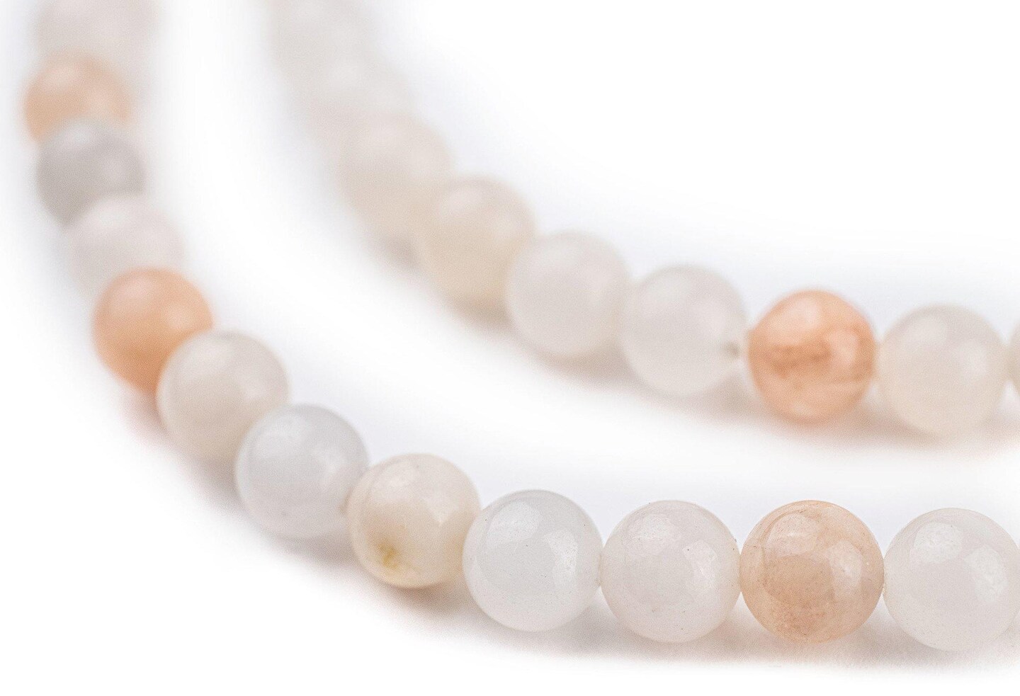 The Bead Chest Round Pink Aventurine Beads (6mm): Organic Gemstone Round Spherical Energy Stone Healing Power Crystal for Jewelry Bracelet Mala Necklace Making