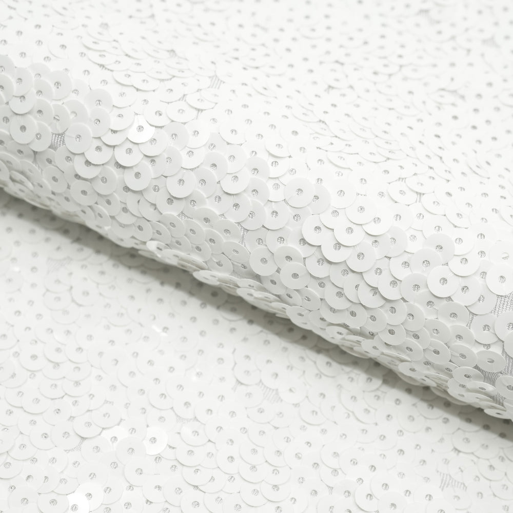 1 Yard Halo Spandex Embroidered Sequin 4 Way Stretch Performance Fabric 48 Inch Width