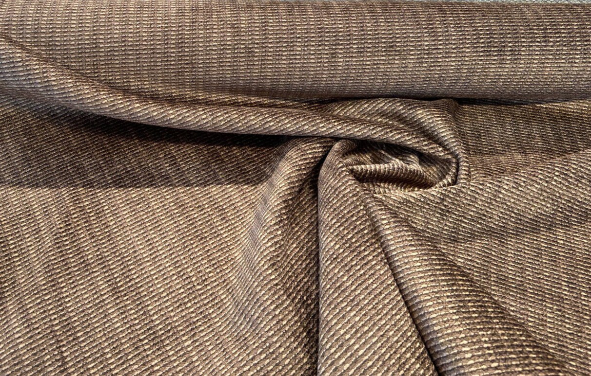 1 Yard Moss Brown Chenille Upholstery Fabric Soft Shiny Rustic 73% Rayon 27% Polyester 56 Inch Width