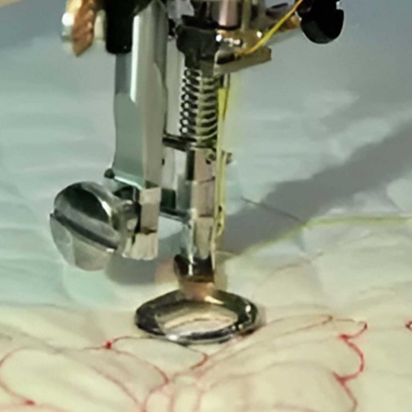 Free Motion Spring Foot for Low Shank Zig Zag Darning Quilting Machines