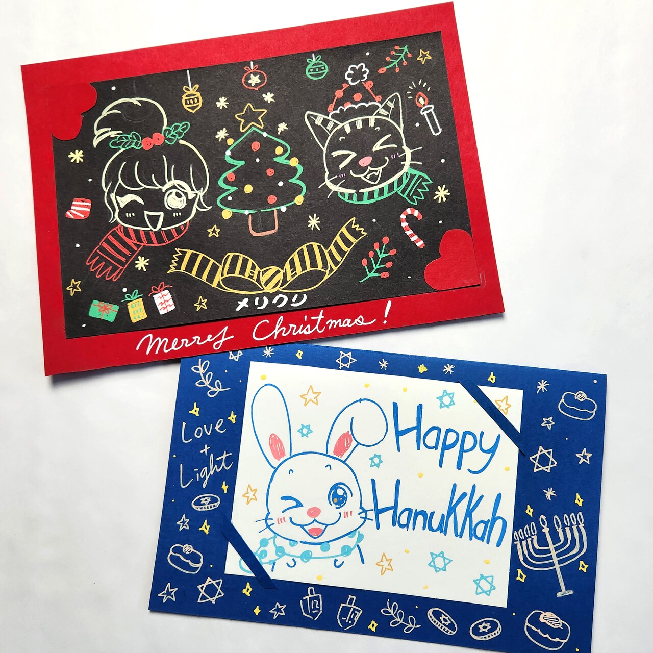 Create Your Own Kawaii Holiday Cards