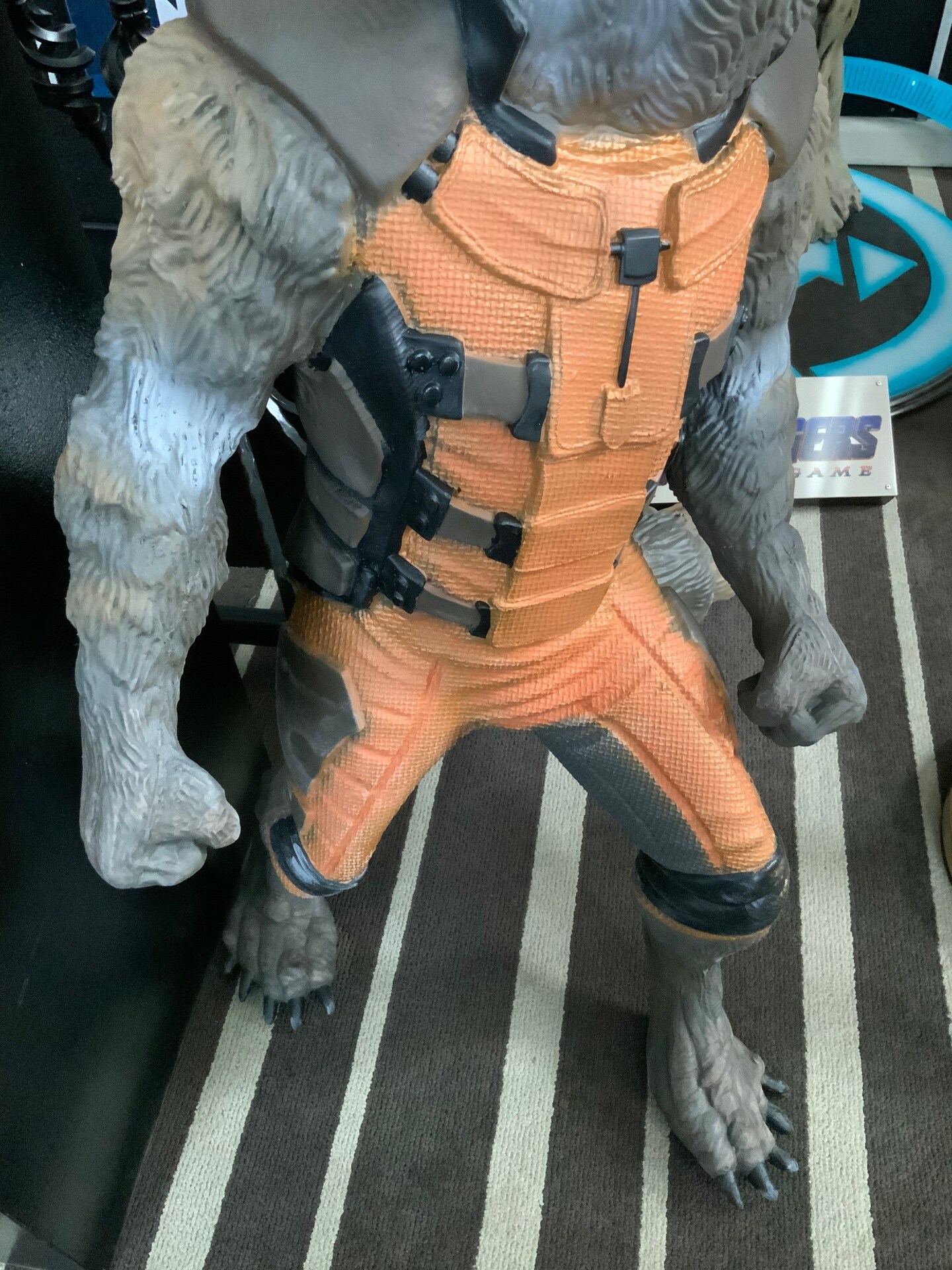 Guardians of the Galaxy Rocket Raccoon Life Size Statue NECA