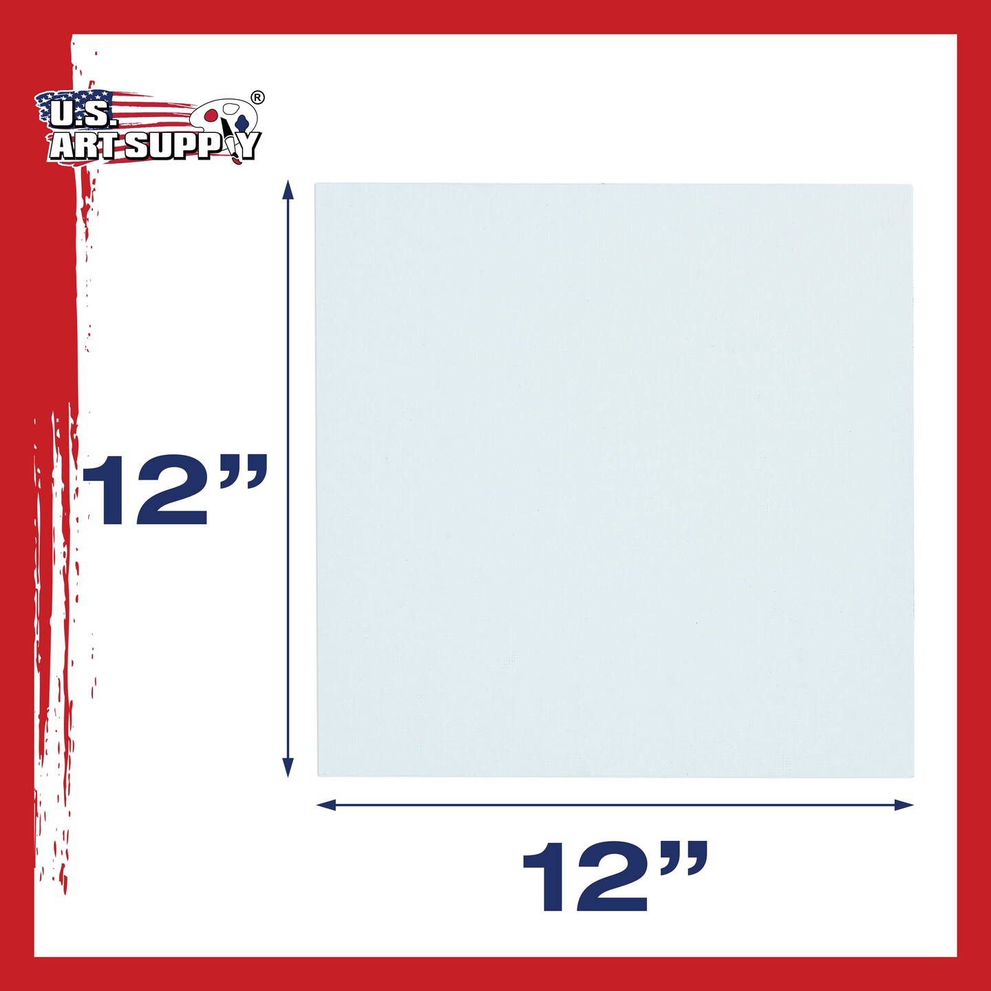 12&#x22; x 12&#x22; Professional Artist Quality Acid Free Canvas Panel Boards for Painting 12-Pack