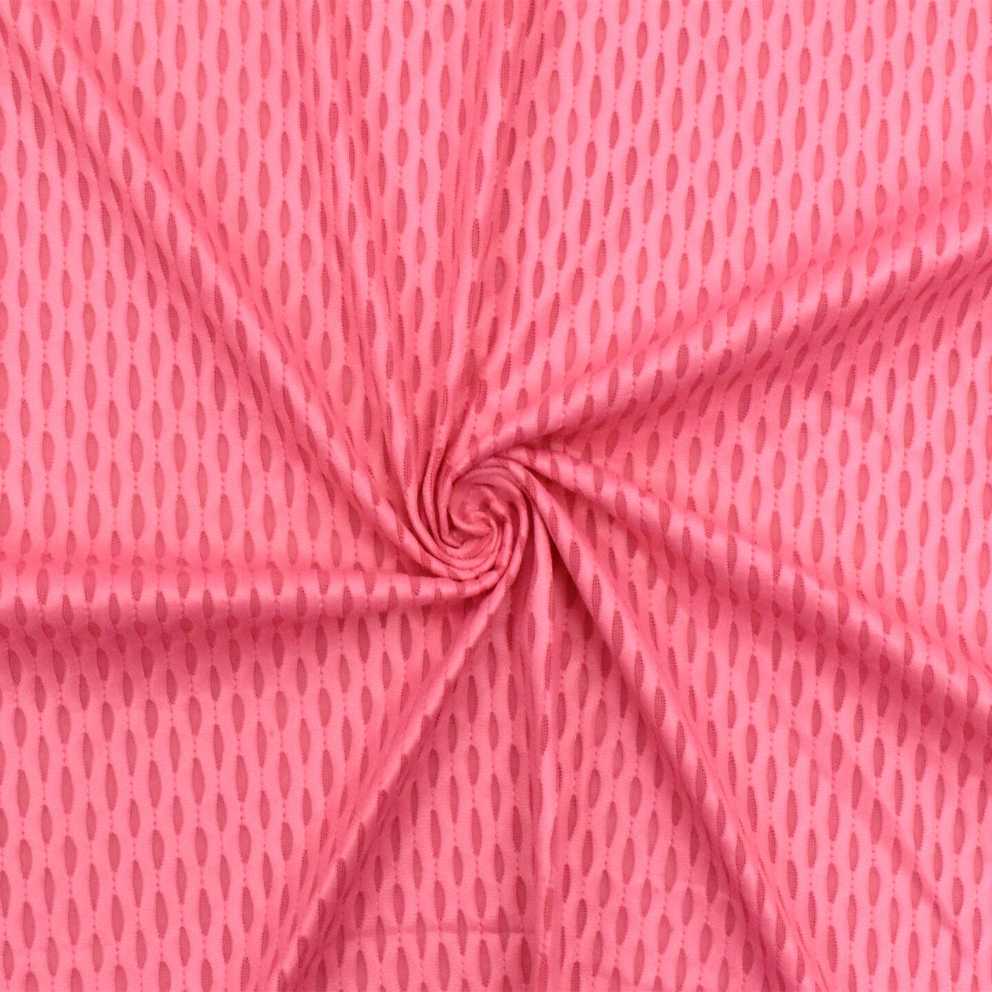 Pill Pink Famous Maker Stretch Mesh Yoga Activewear Fabric By the Yard