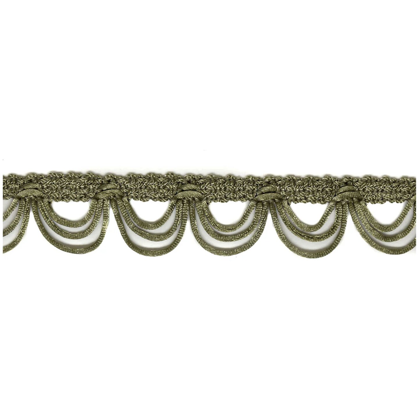 1 Yard Looped Braided Gimp Trim Colorful Decorative Sewing Embellishment 36 Inch Width