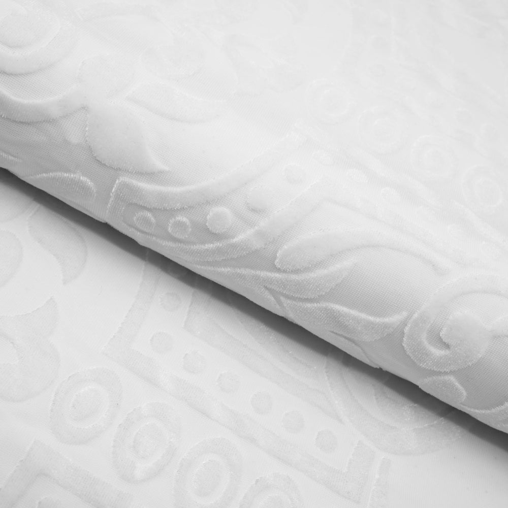 1 Yard Ice Burnout Stretch Velvet Fabric 2 Way Stretch 60 inch Width