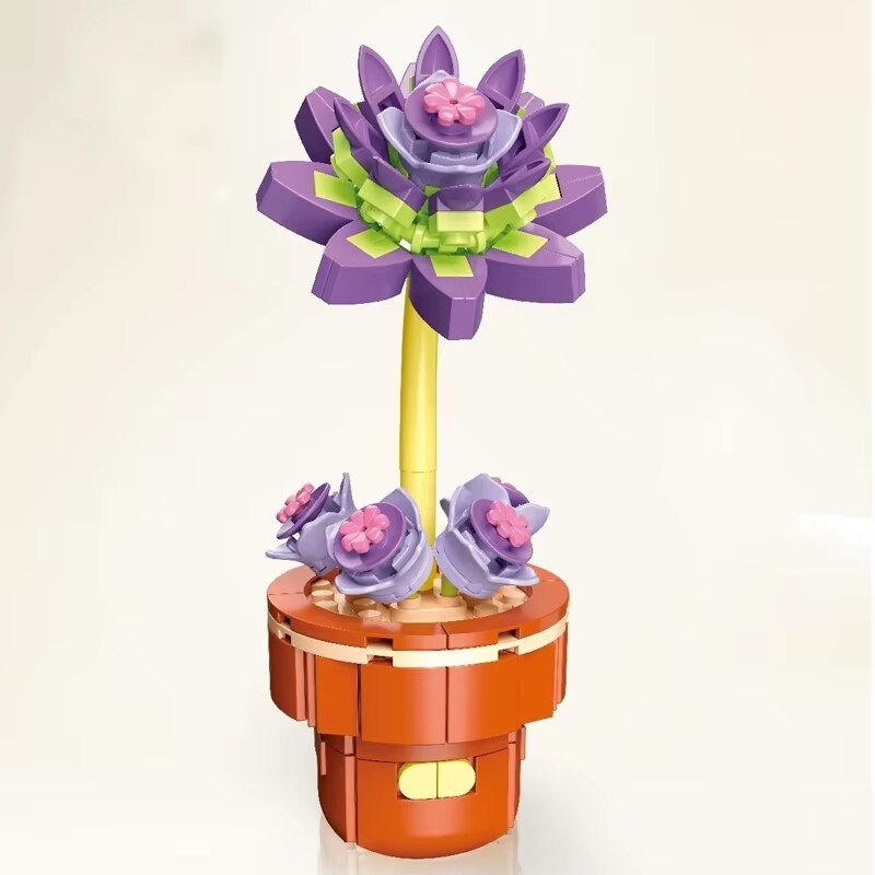 Plant Building Brick Kit - Graptopetalum by Wizardi F07N11-27-22(113)