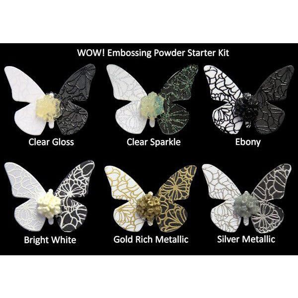 WOW! Embossing Powder Starter Kit - Set of 6 Powders