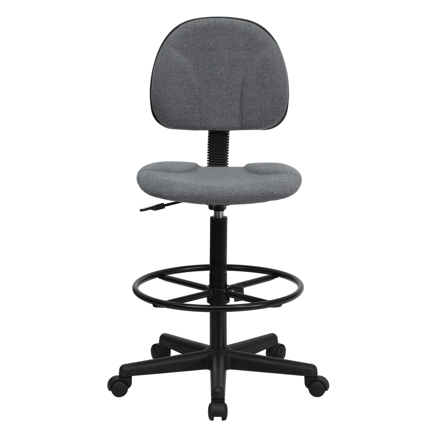 Emma and Oliver Adjustable Height Drafting Chair with Adjustable Foot Ring