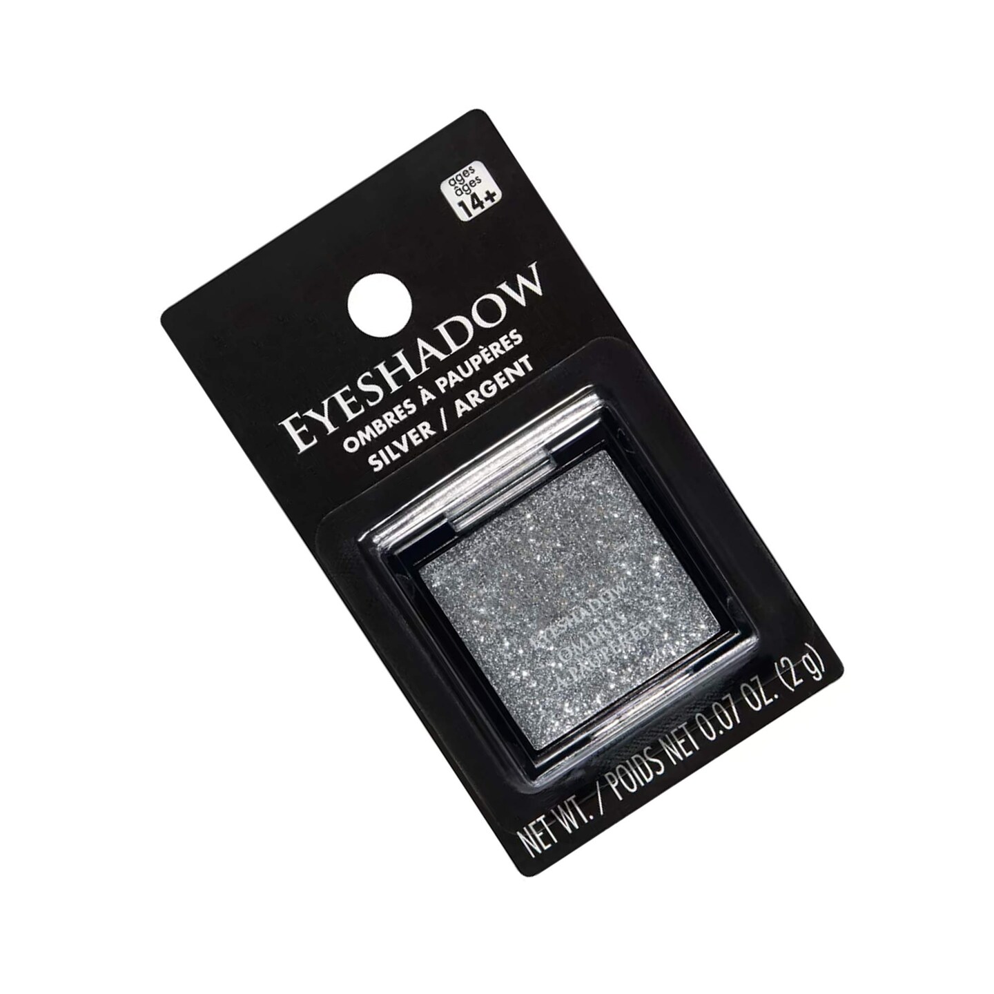 Long-Lasting Glitter Silver Eyeshadow Pigment for Eye Makeup, Party & Glam Looks