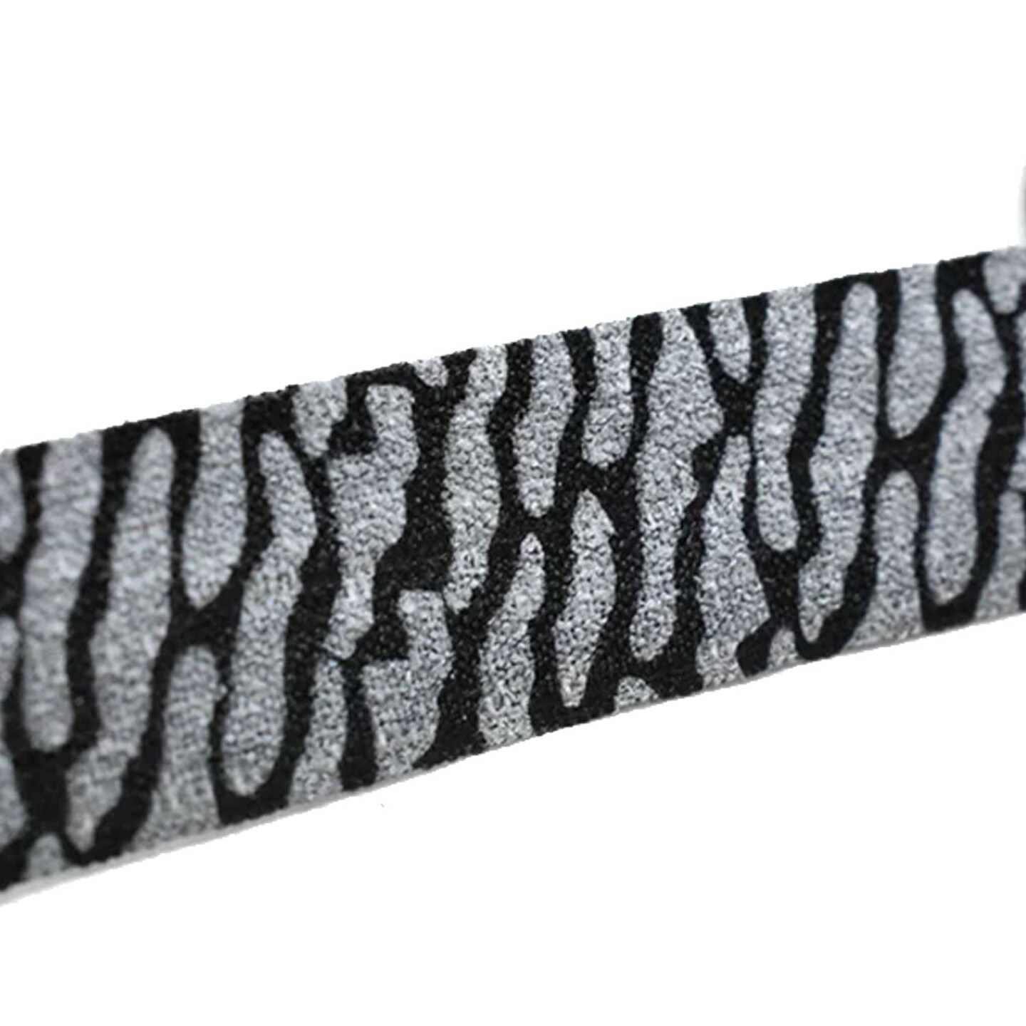 1 Yard Animal Print Fold Over Elastic Stretch DIY Craft Ribbon 0.63 inch Width