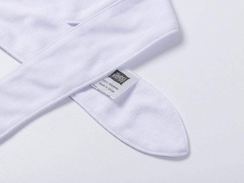 Craft Express 4 Pack Sublimation Baby Headbands &#x2013; Soft White Blanks for Infants