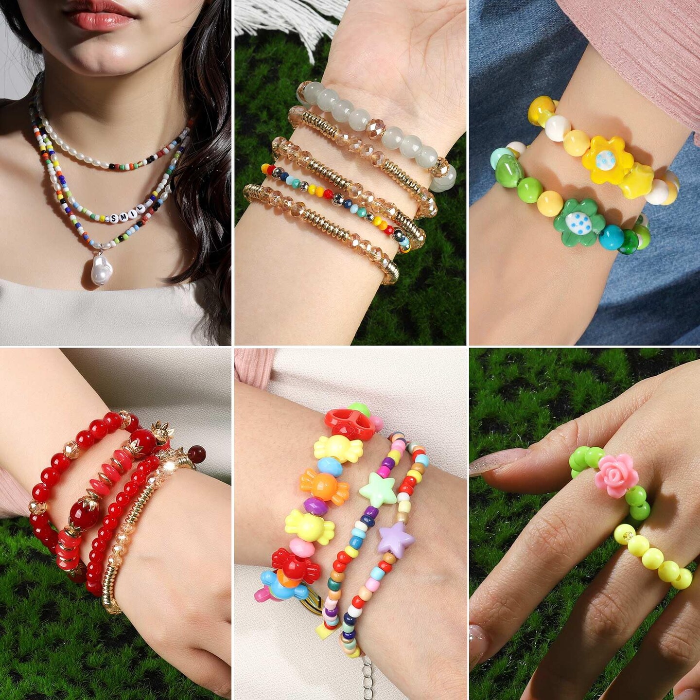 1mm Elastic Bracelet String Cord, Crystal Stretch Bead Cord for Bracelets Jewelry Making, Clear Stretchy Elastic String for Beading, Transparent Thread for Bracelet Necklace Making