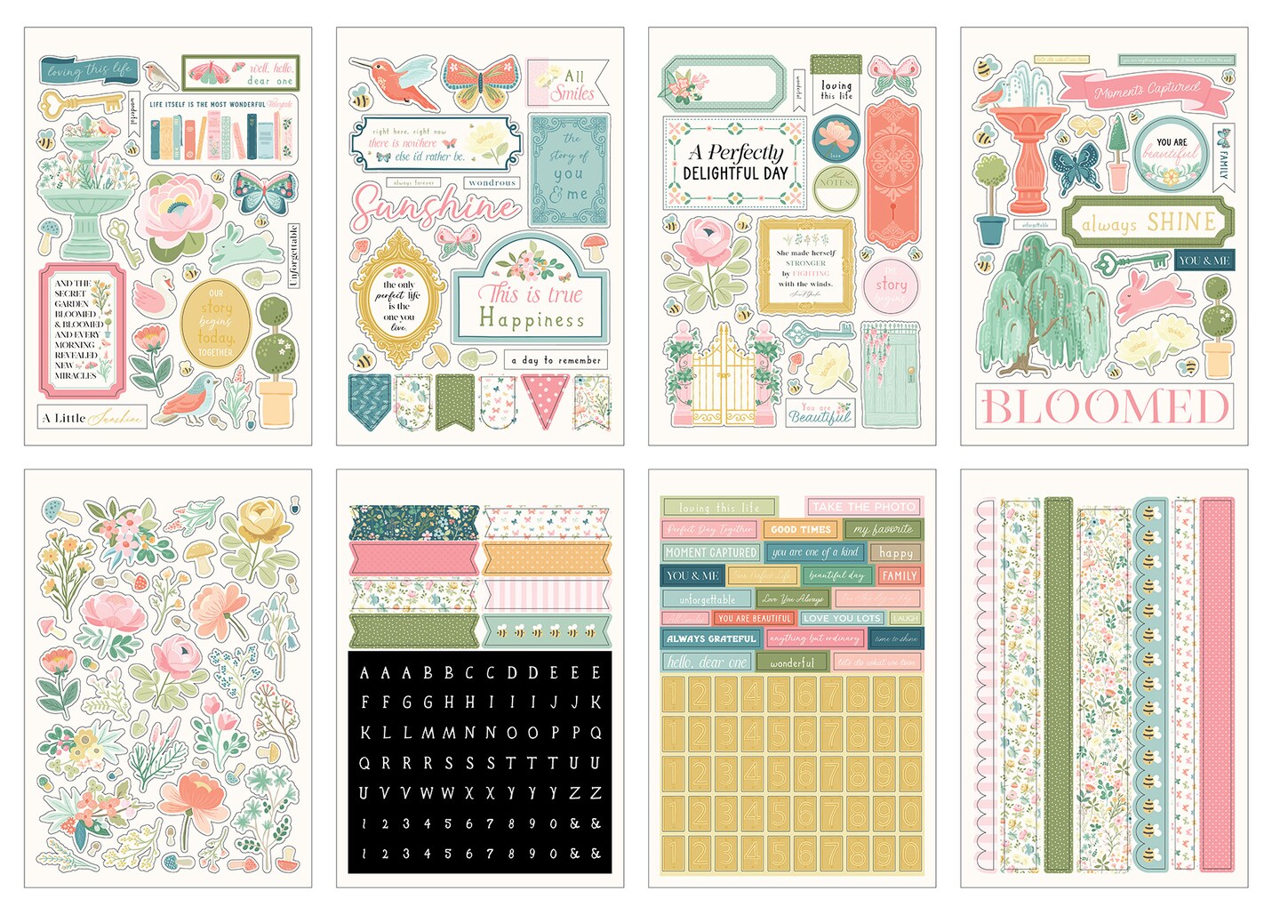 Secret Garden Sticker Book