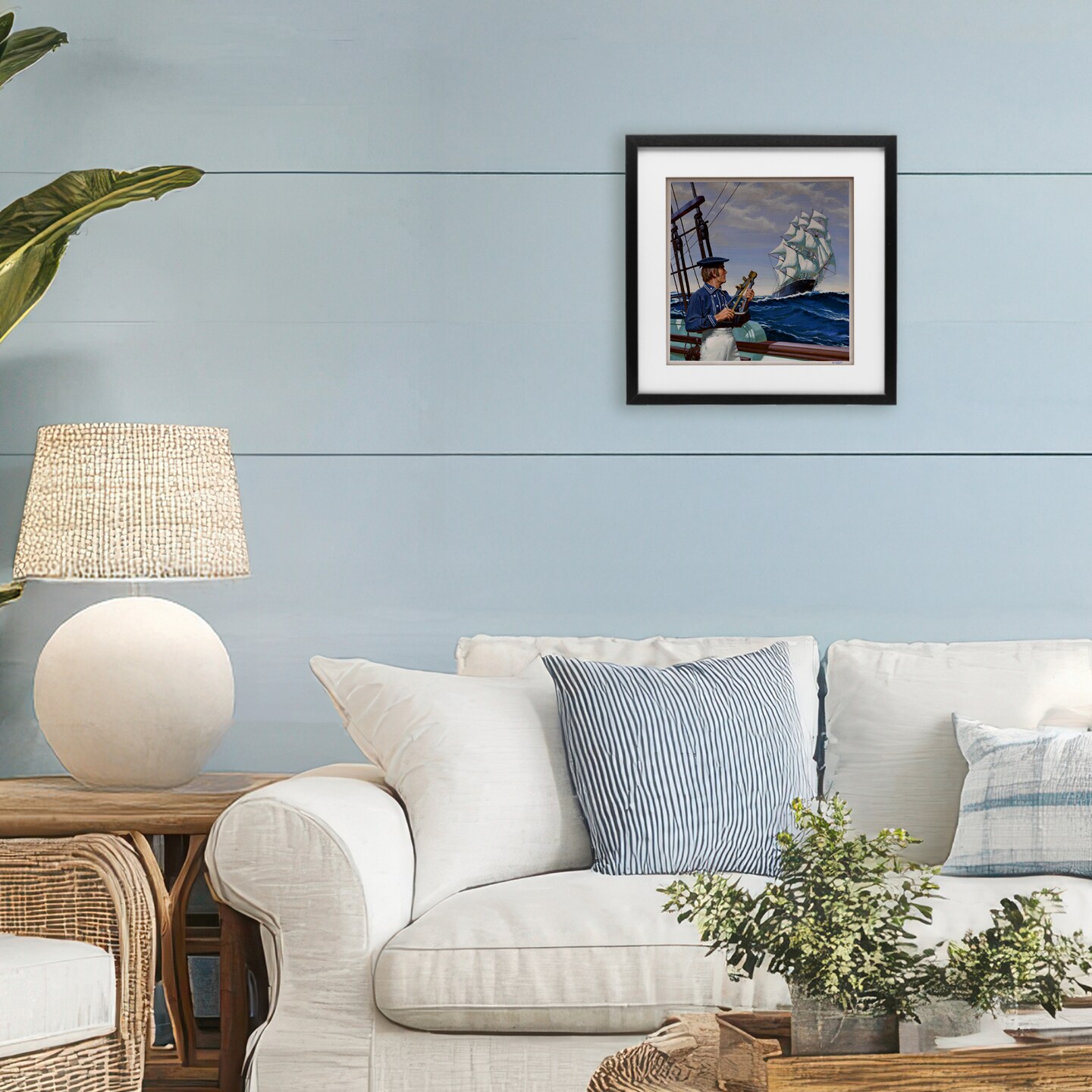 Stupell Industries Flying Cloud Sailing Ship Framed Print Under Glass, design by Wind River Studios