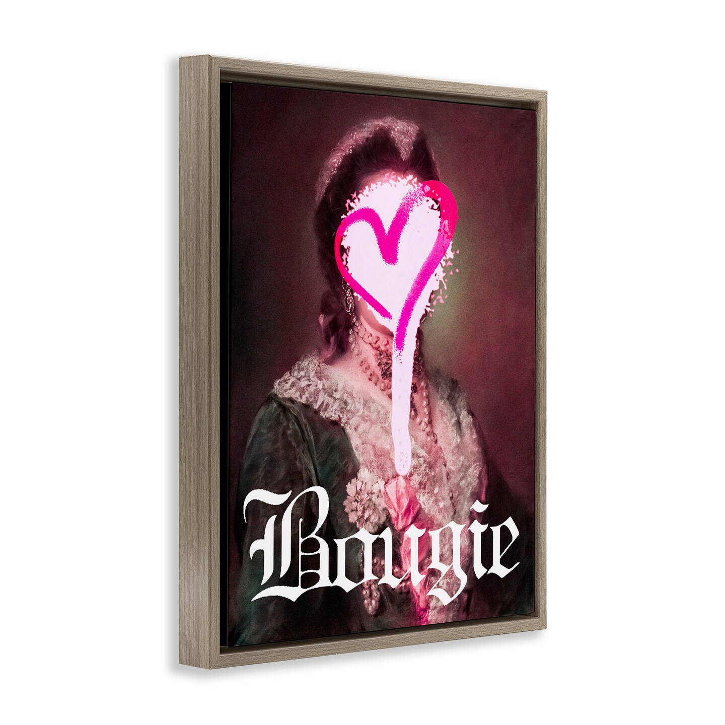 Stupell Industries Bougie Classical Portrait Floating Frame, design by Lil' Rue
