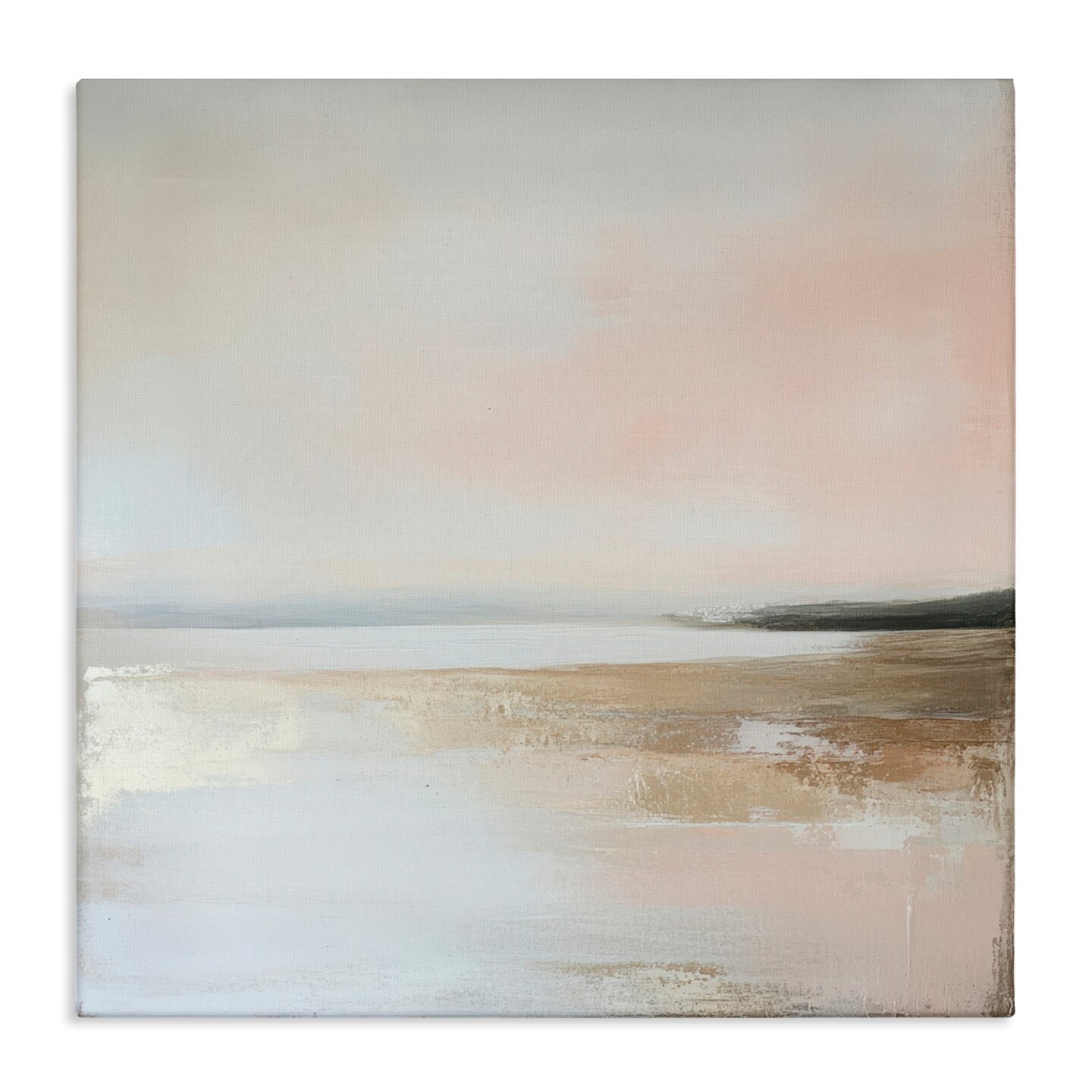 Stupell Industries Muted Landscape Hidden Coast Canvas, design by Petal Prints Design