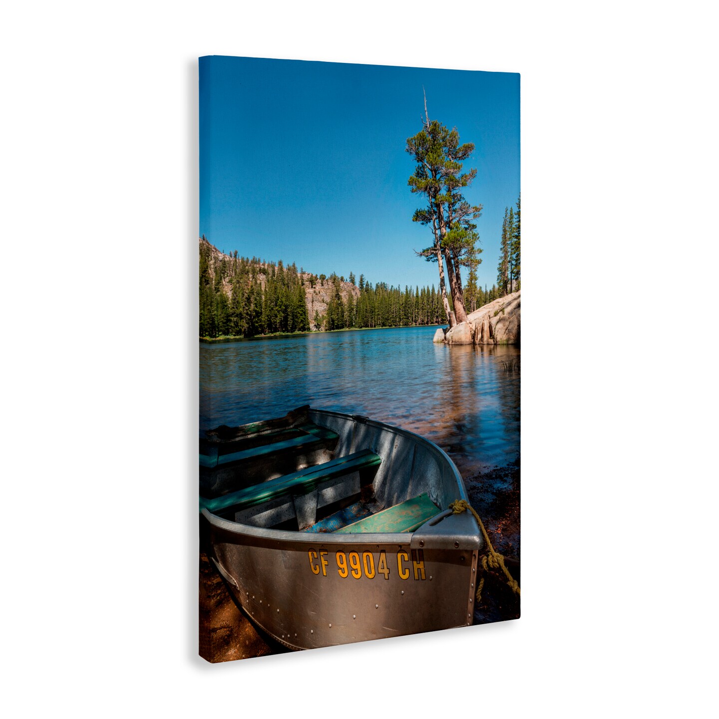 Stupell Industries Bring It Back Docked Boat Canvas, design by Jon Evan