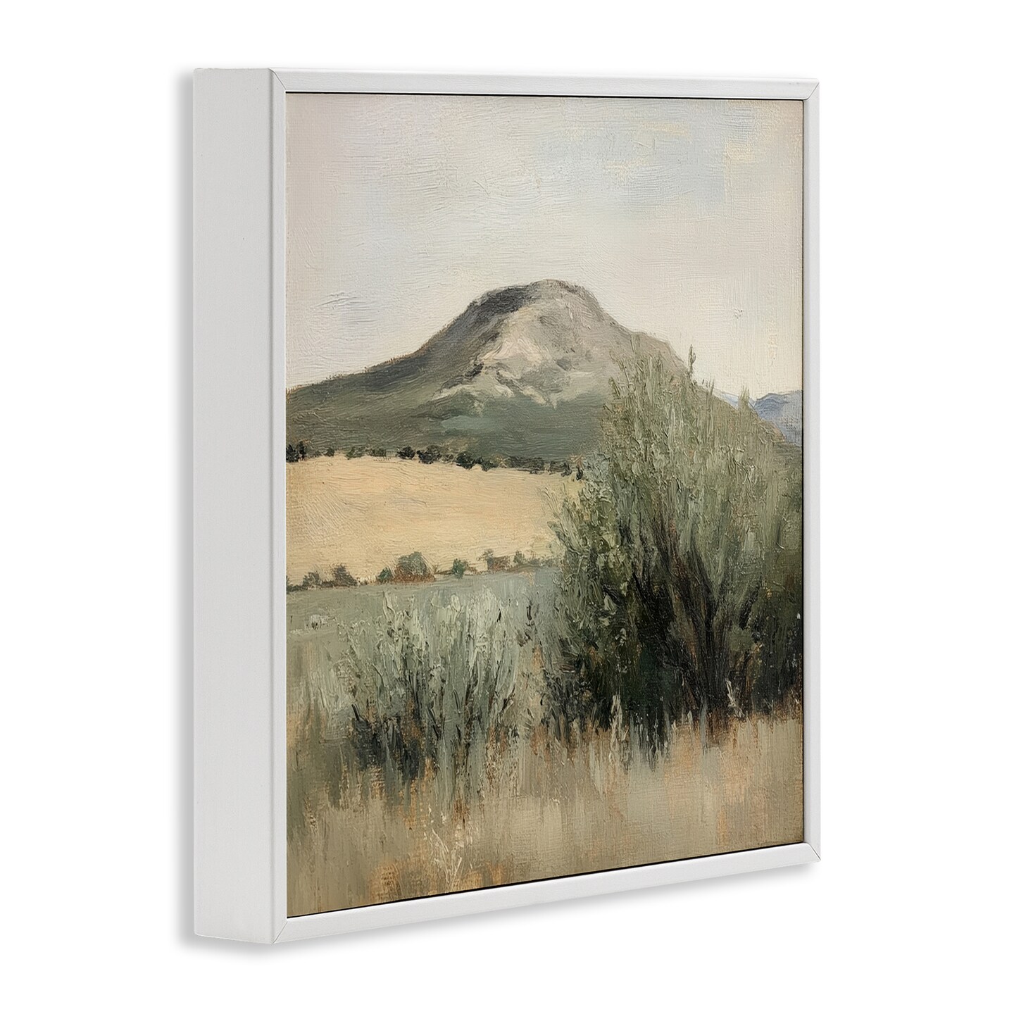 Stupell Industries Spring Mountain Meadow Landscape Framed Giclee, design by Petal Prints Design