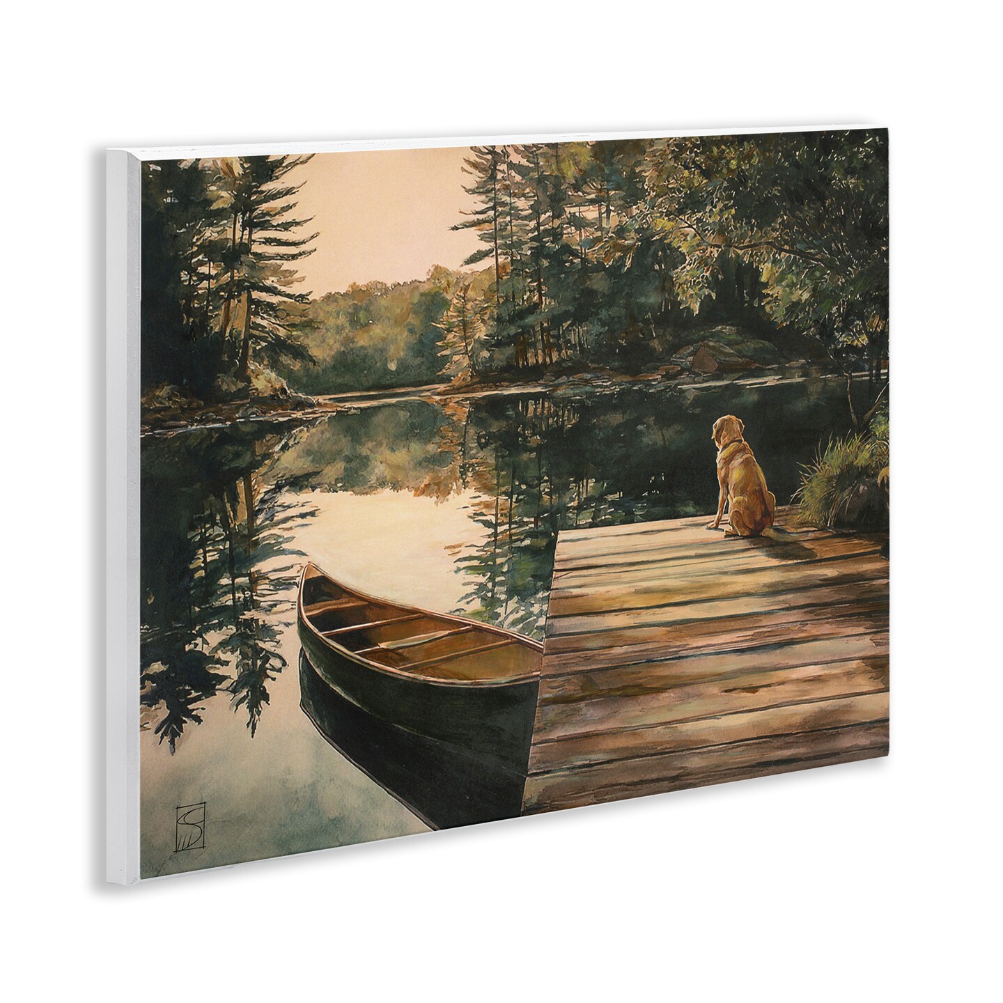 Stupell Industries Lake Life at Sunset Wall Plaque, design by Sara Culpepper