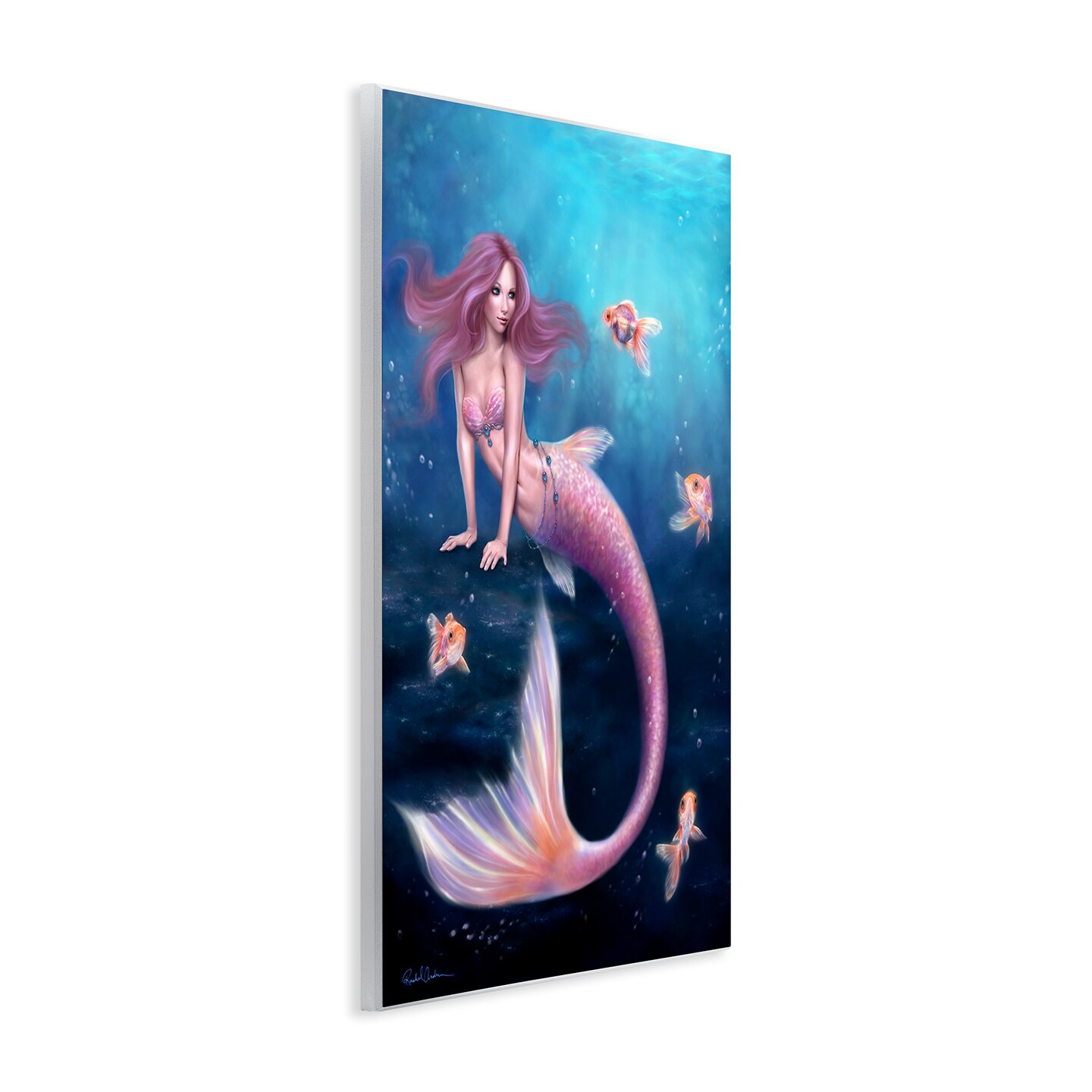 Stupell Industries Aurelia Mermaid & Fish Wall Plaque, design by Rachel Anderson