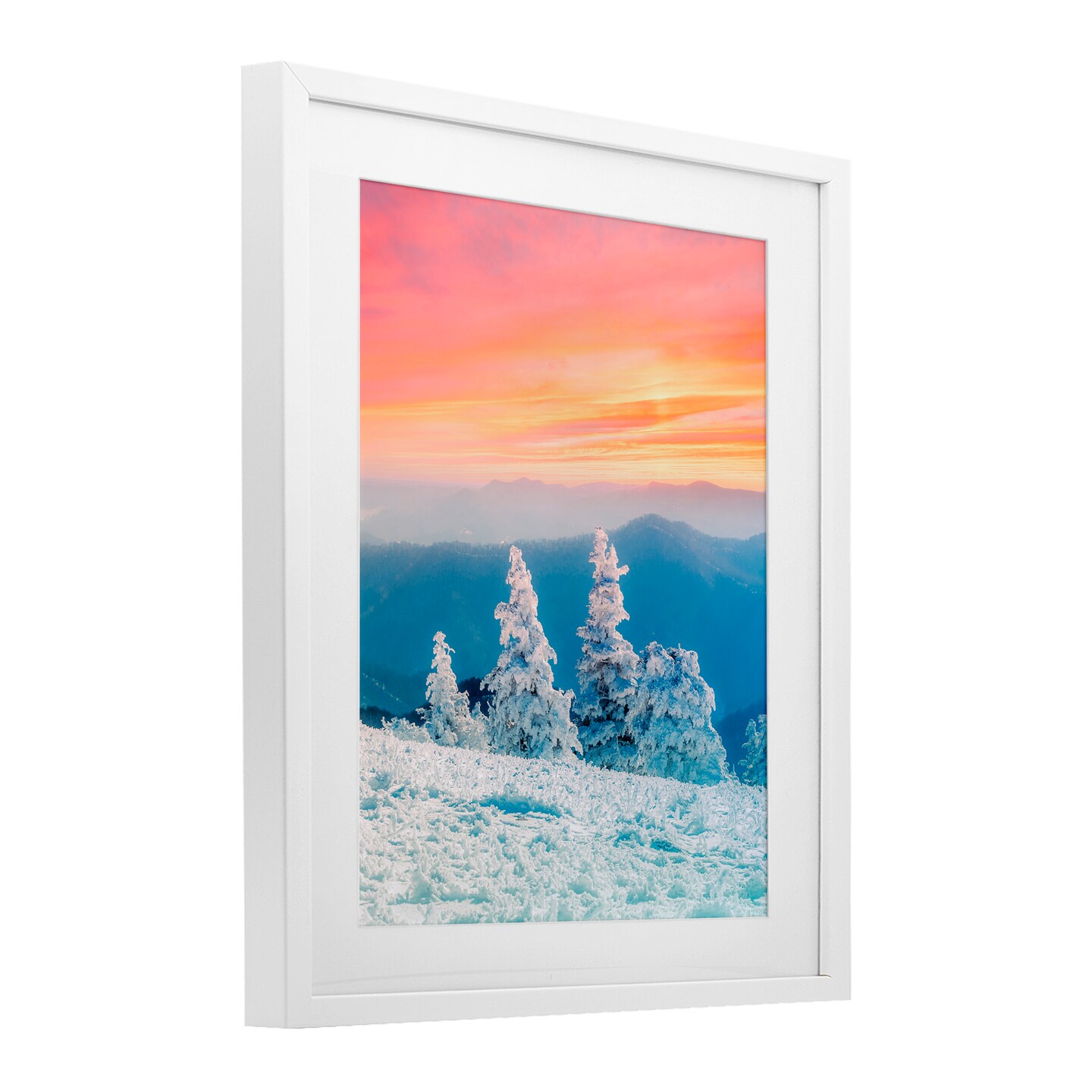 Stupell Industries Fire And Ice Sunset Framed Print Under Glass, design by Jared Kreiss