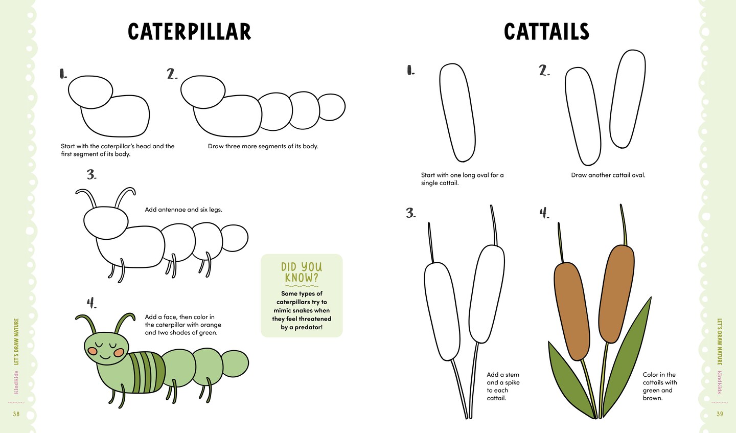 KindKids Let's Draw Nature: 100 Sweet and Simple Drawing Lessons for Creative Kids