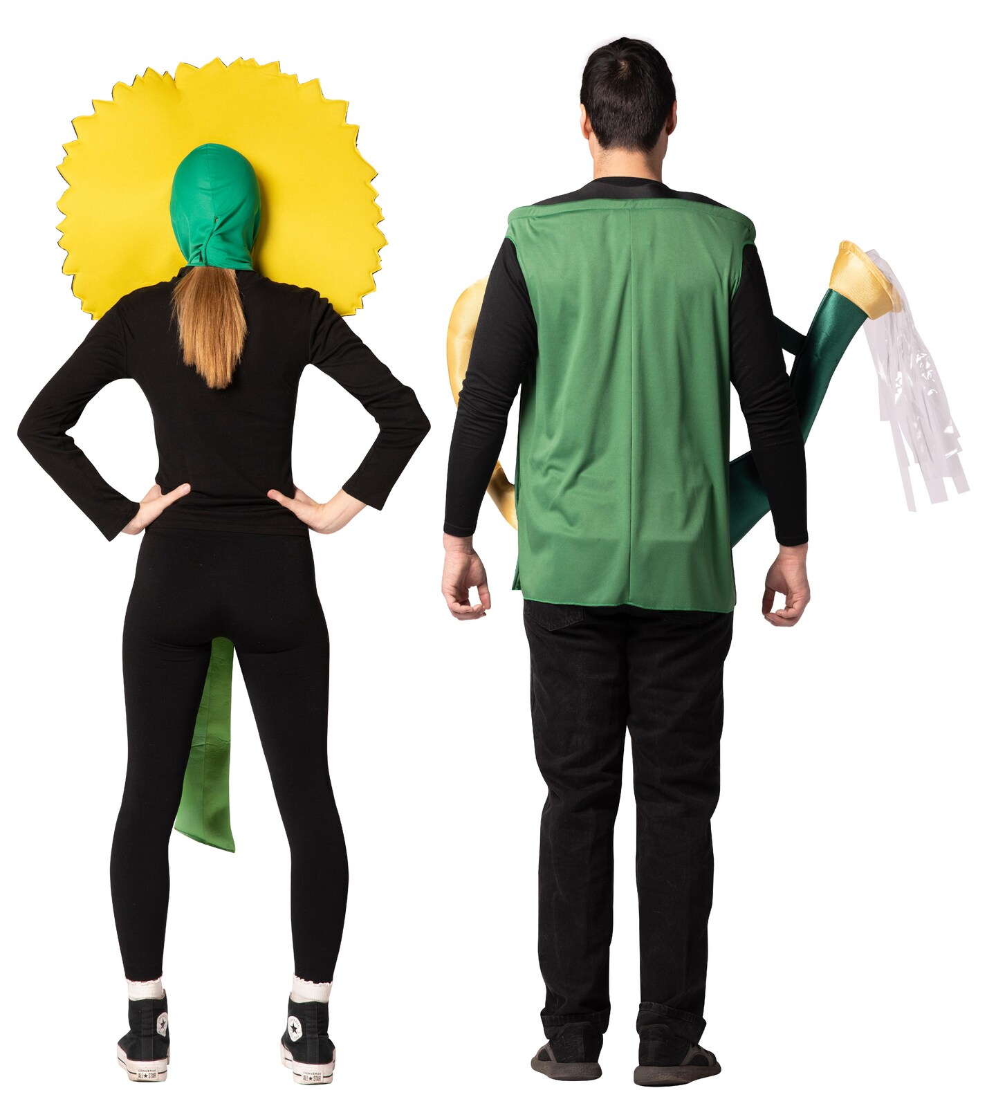 Bloomin&#x27; Fun Sunflower &#x26; Watering Can Couples Halloween Costume, Adult One Size