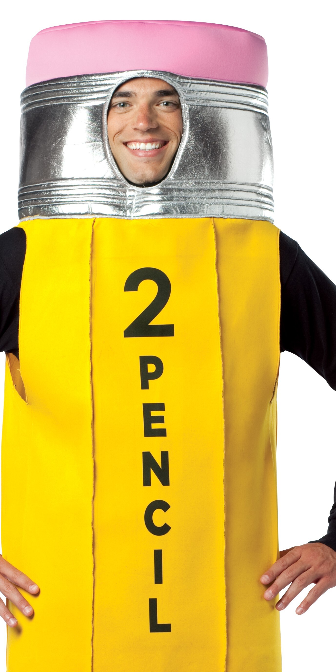 Composition Notebook &#x26; Pencil Couples Halloween Costume, Adult One Size
