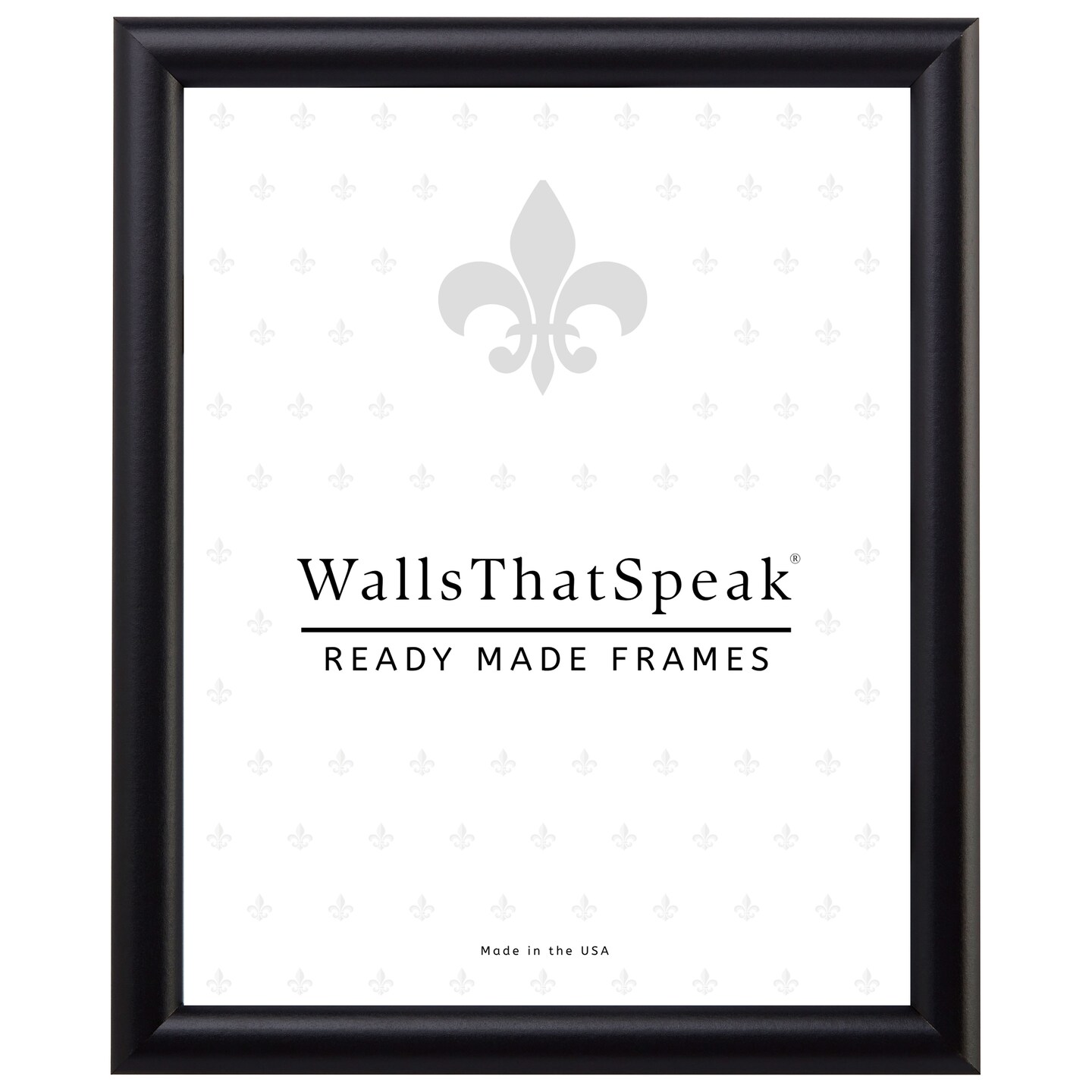 Bullnose .75&#x22;, Gallery Black Picture Frame by wallsthatspeak