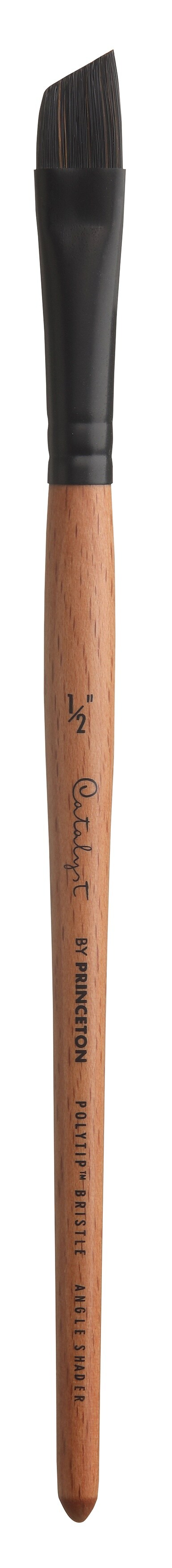 Princeton Catalyst Polytip Brush-Short Handle Angle Shader 1/2"