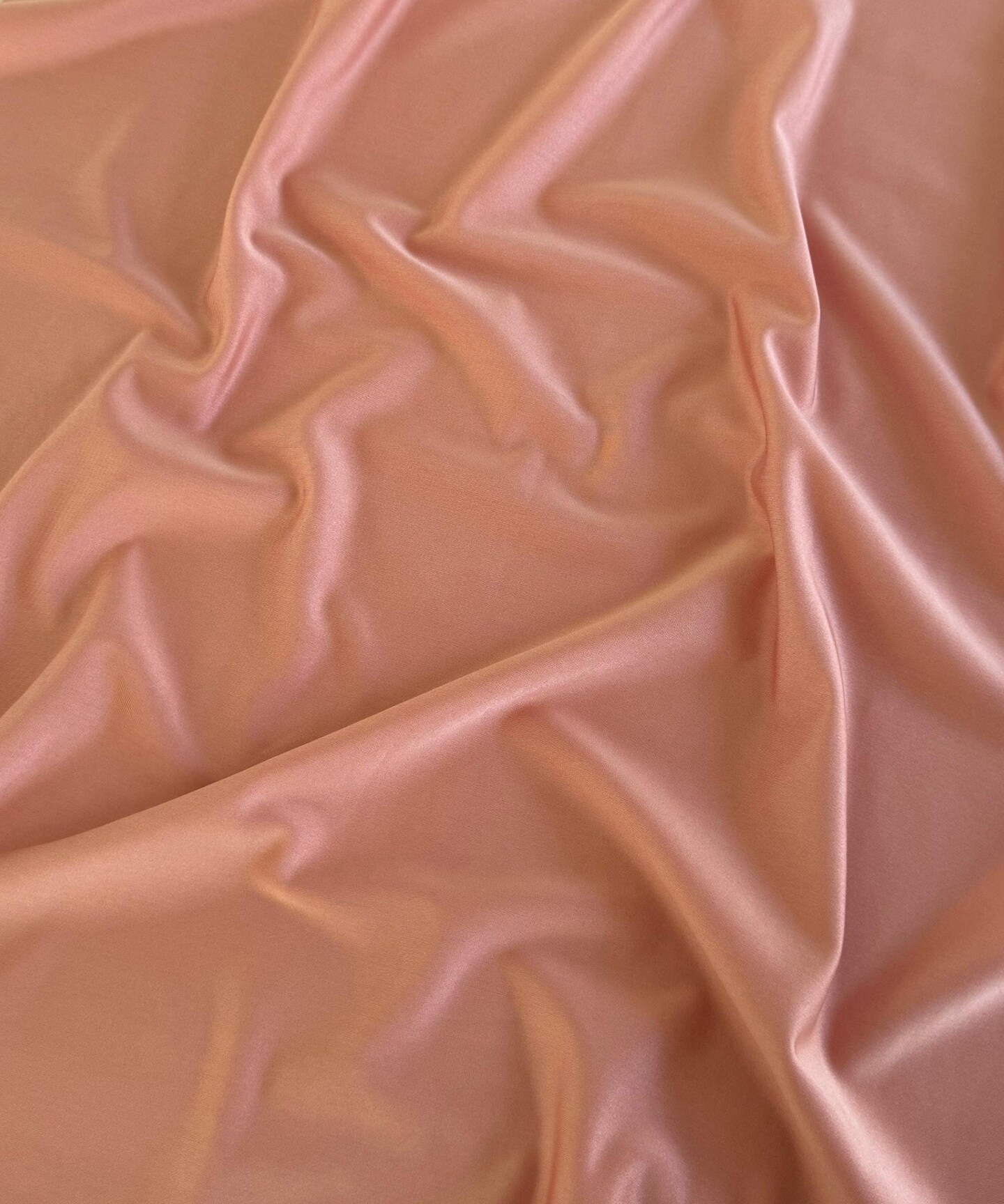 Blush Pink Nylon Spandex Fabric by the Yard, 60" Wide 4-Way Stretch Milliskin Fabric for Activewear, Swimwear, Dancewear