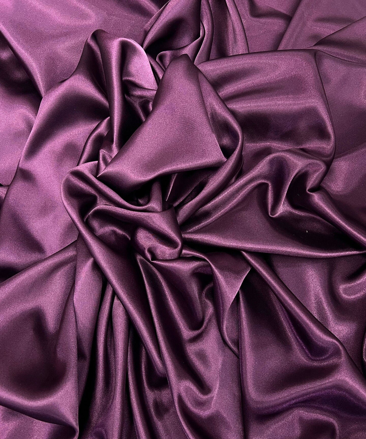 Stretch Charmeuse Satin Fabric by the Yard, 58" Wide Silky Lightweight Satin for Bridesmaid Dresses, Gowns, Lingerie