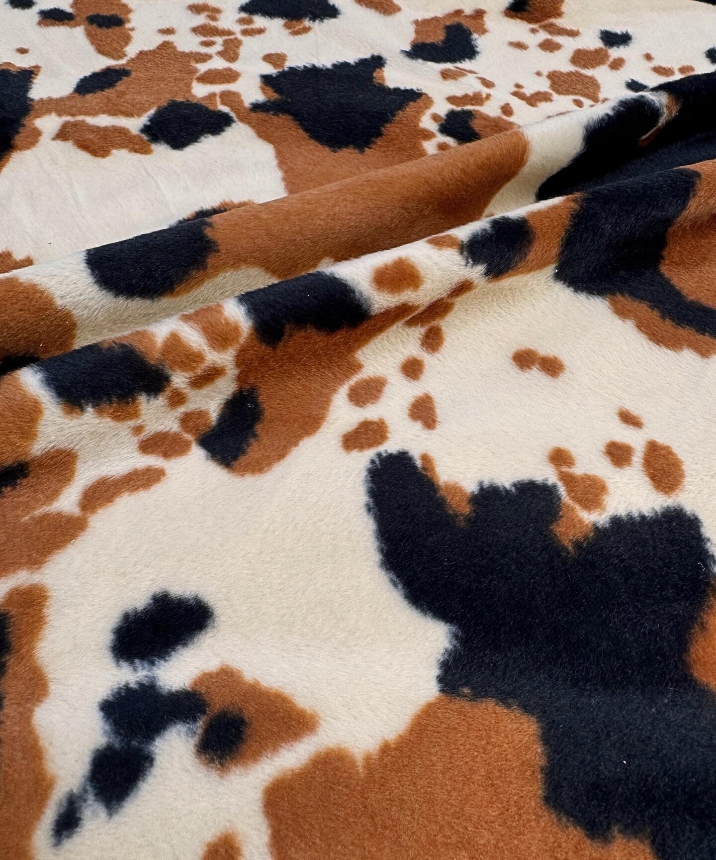 Animal Print Velboa Fabric by the Yard, 60" Wide Low-Pile Faux Fur Plush Fabric