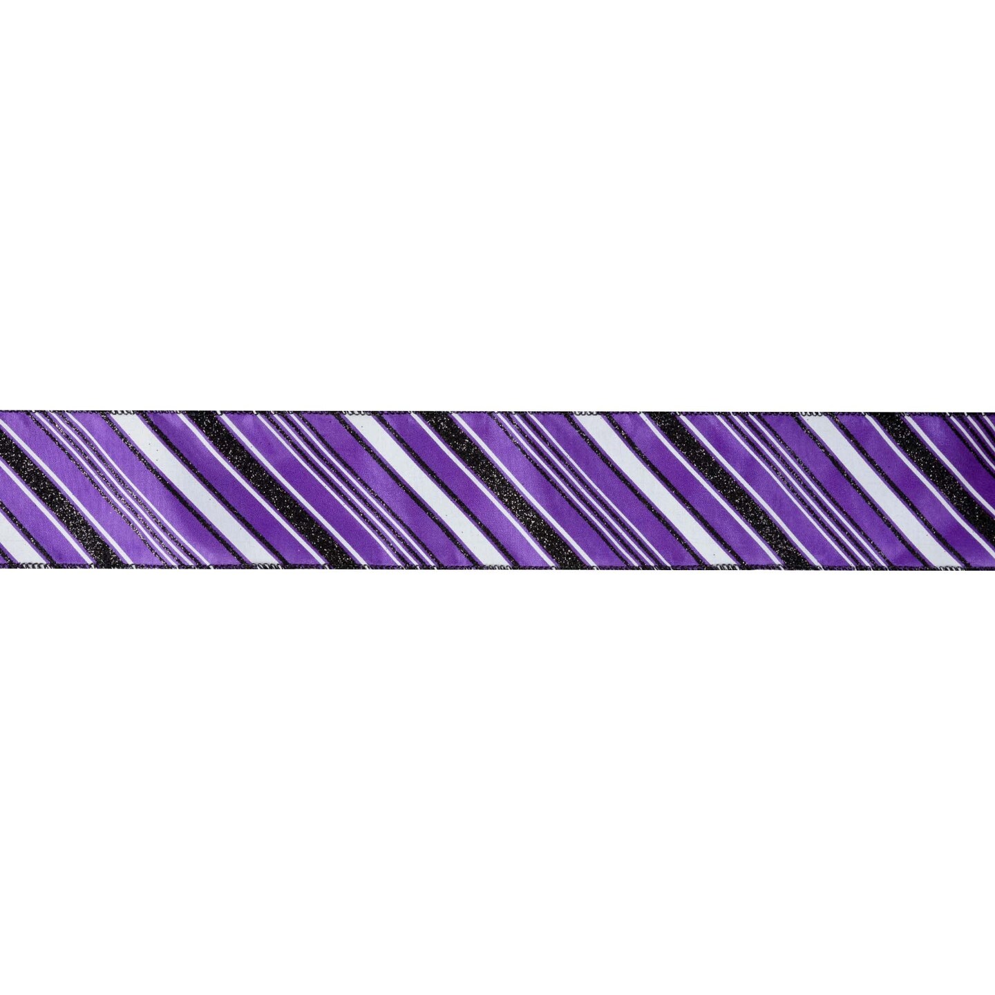 LaRibbons 1 1/2&#x22; - 2 1/2&#x22; Wired Ribbon | Candy Stripe | 10 Yard Roll