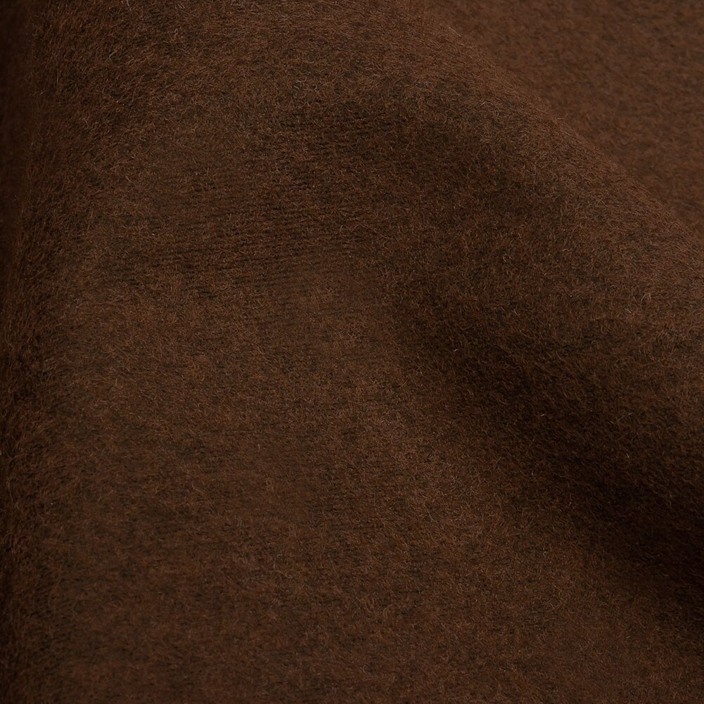 1 Yard Brown Brushed Cotton Twill Flannel Fabric 55 Inches Width