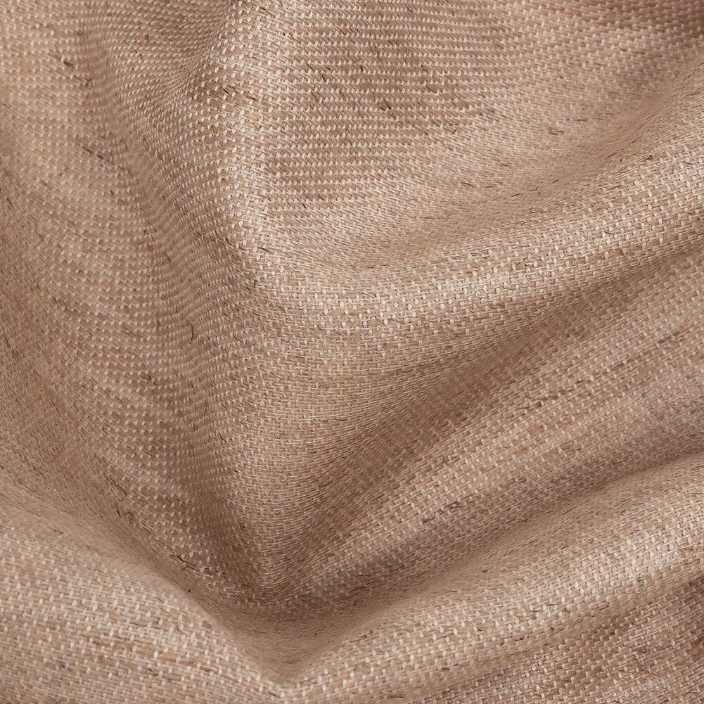 1 Yard Heathered Mauve Cotton Tencel Linen Blended Woven Fabric